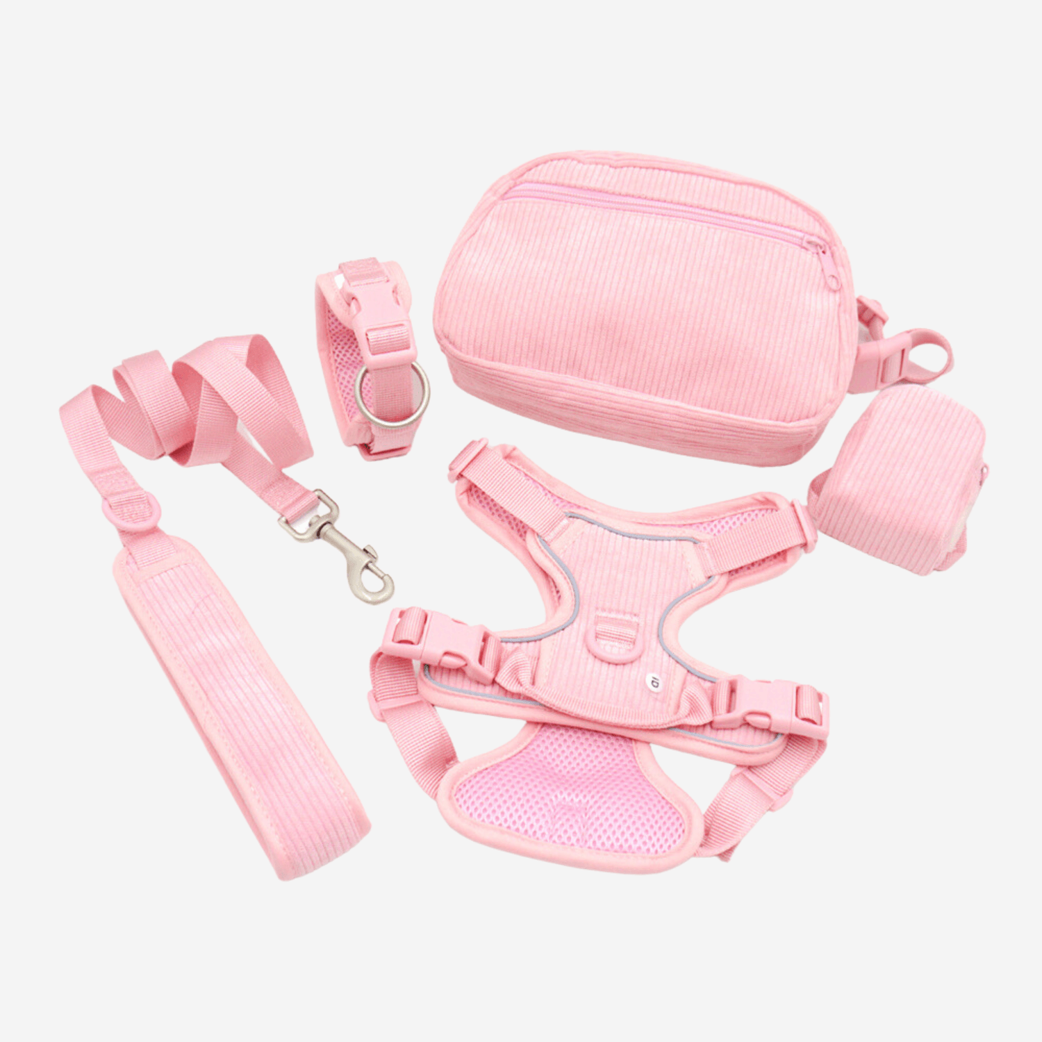 Handmade Reflective Dog Harness Set - Cosypaws