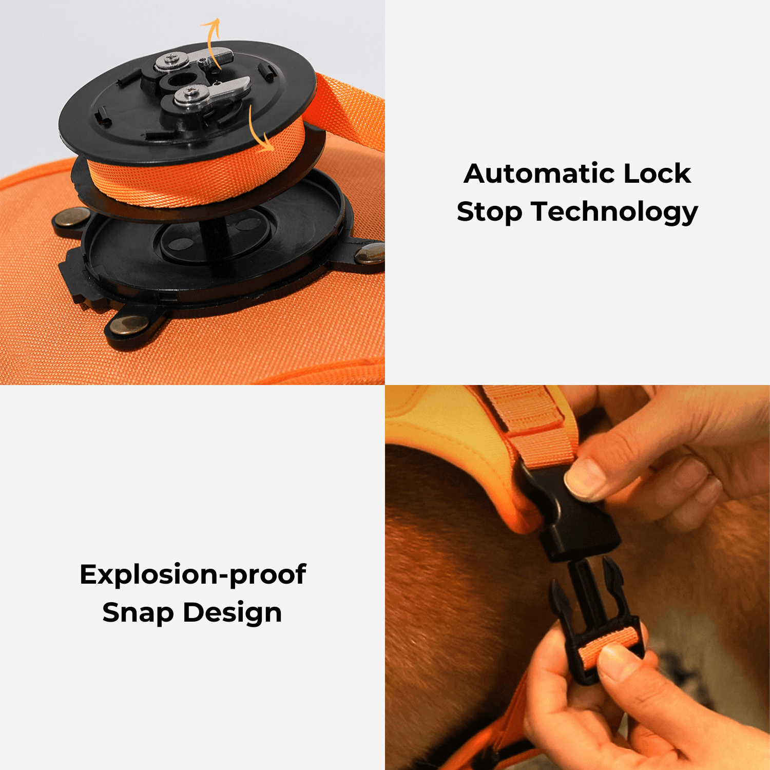 Automatic Retractable Dog Walking Harness - Cosypaws