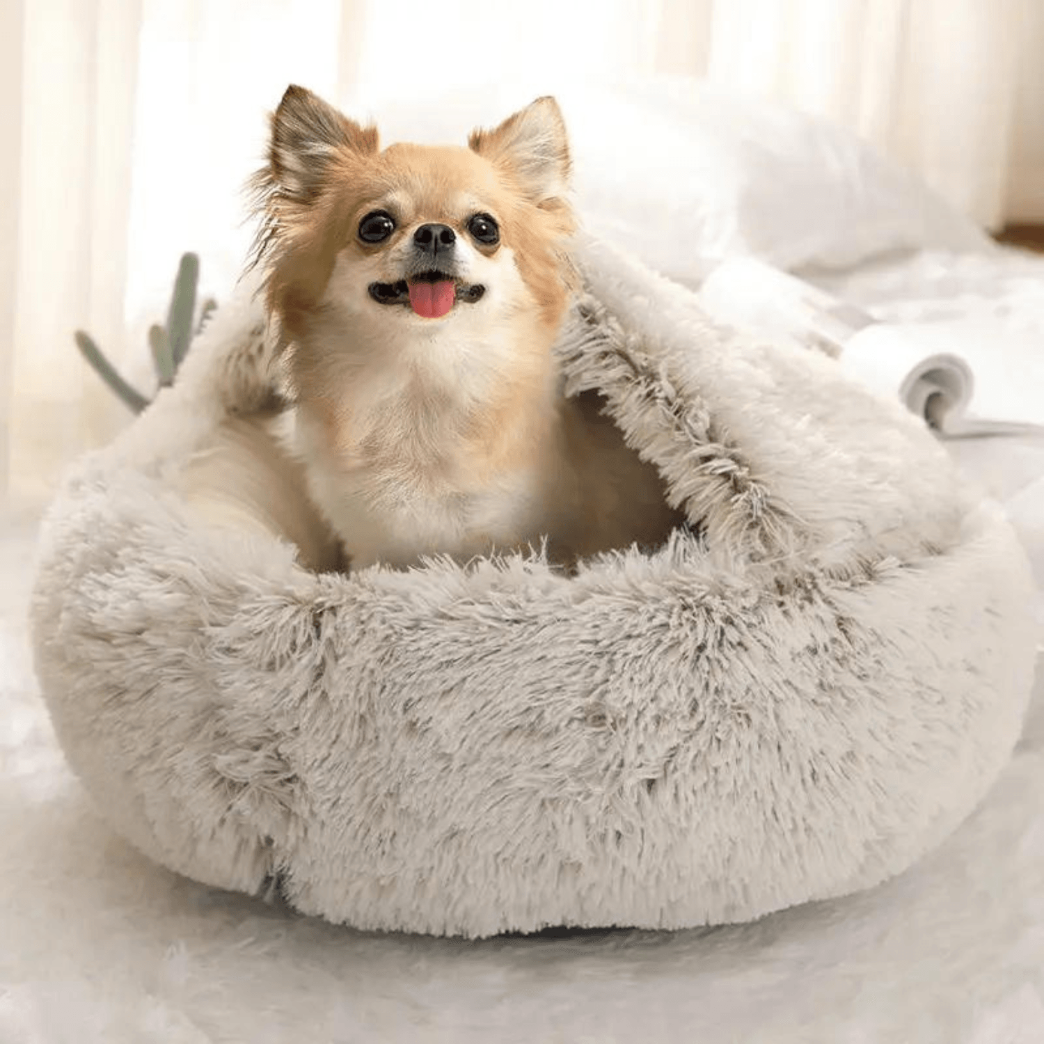 Calming Semi-Enclosed Pet Bed - Cosypaws