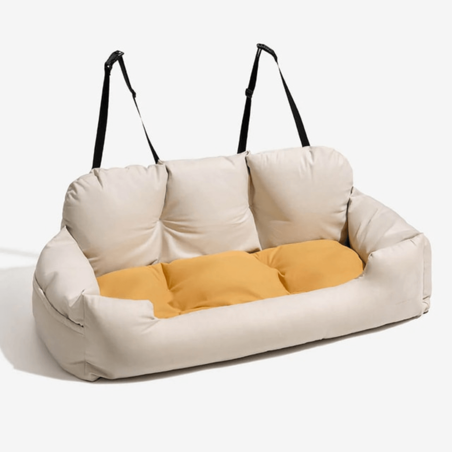 Waterproof Travel Bolster Safety Large Car Back Seat Bed - Cosypaws