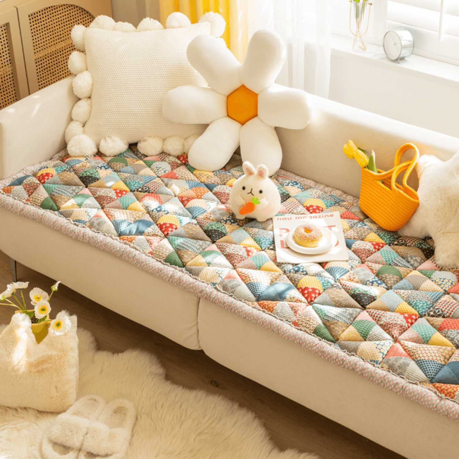 Colorful Couch Cover - Cosypaws