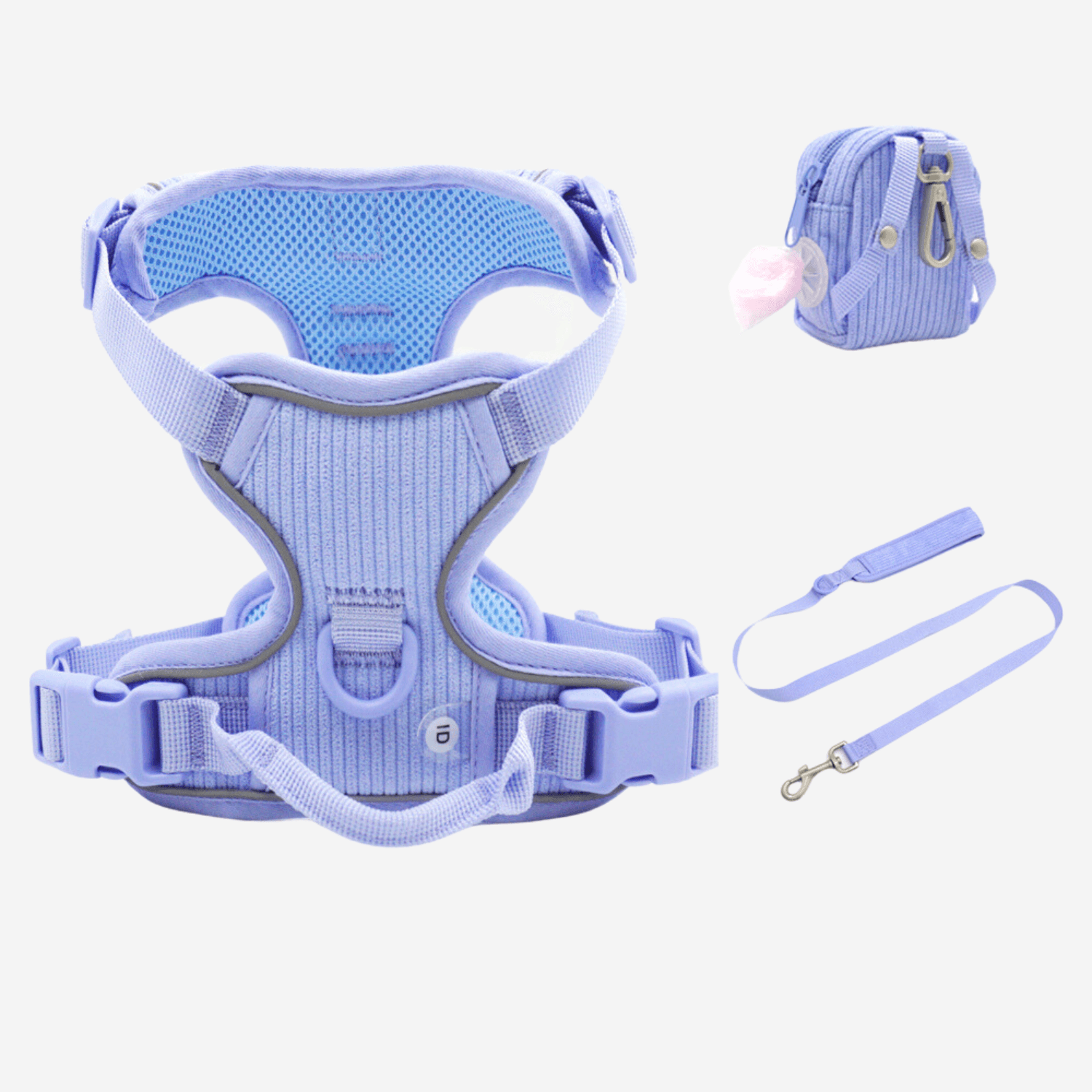 Handmade Reflective Dog Harness Set - Cosypaws