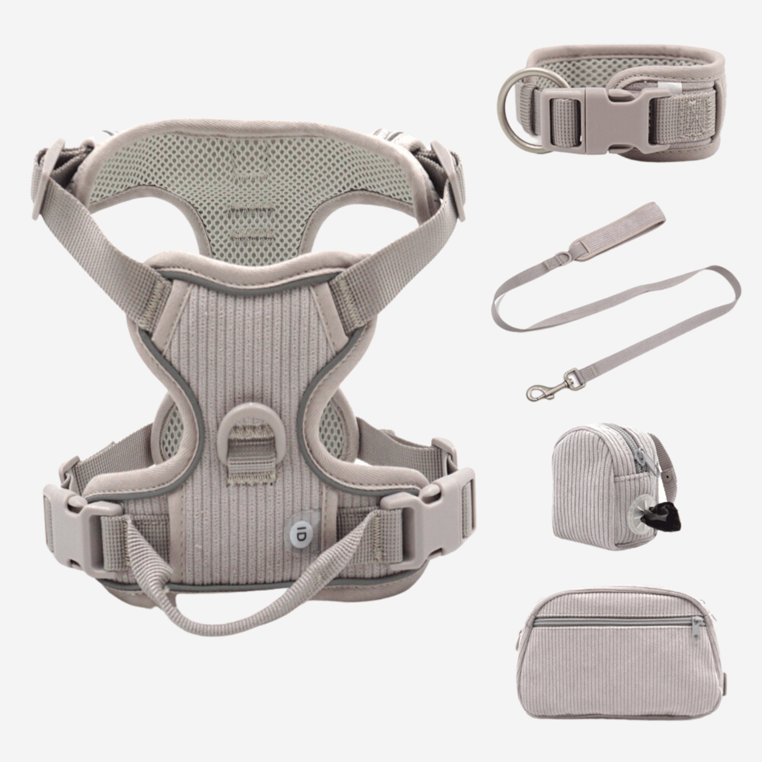 Handmade Reflective Dog Harness Set - Cosypaws