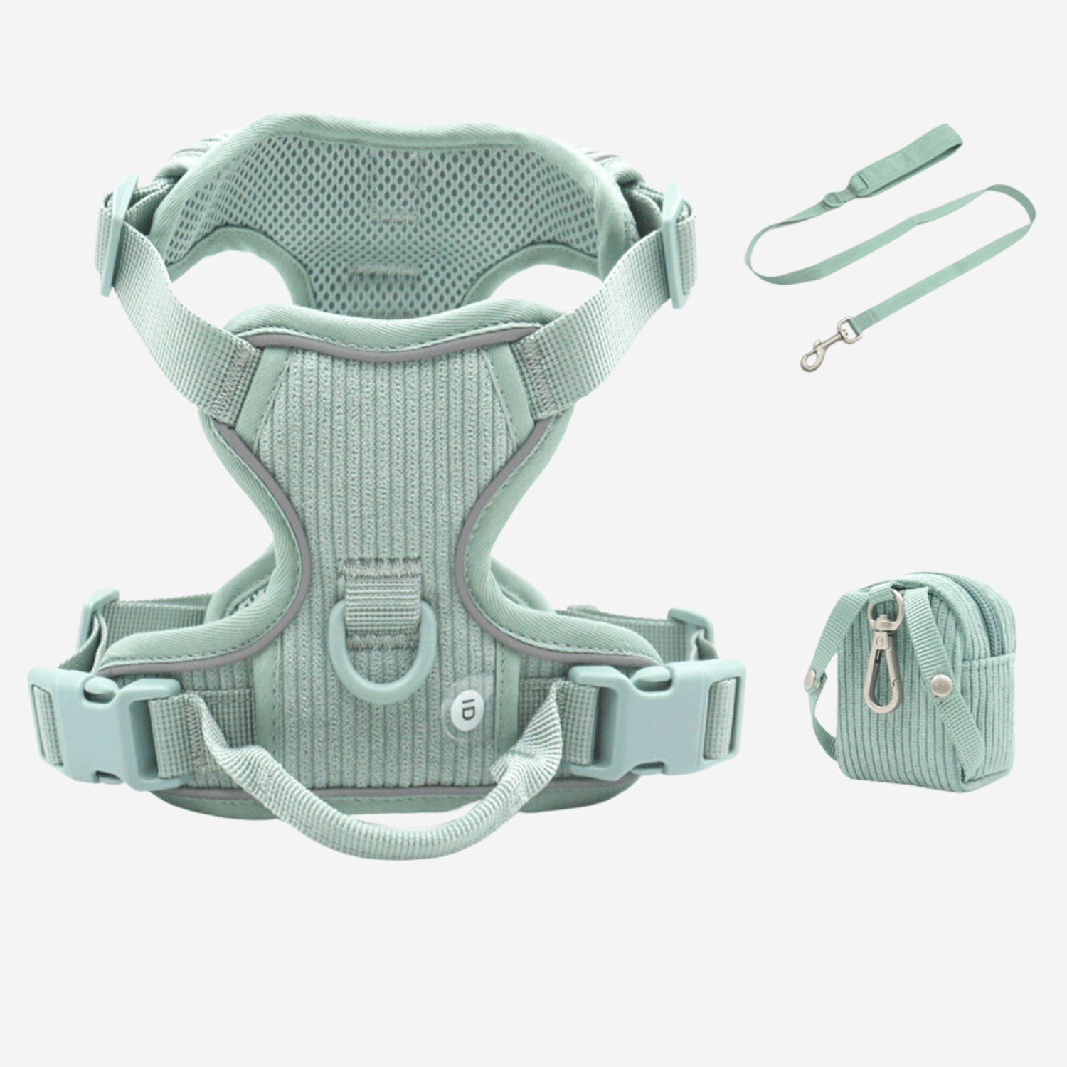 Handmade Reflective Dog Harness Set - Cosypaws