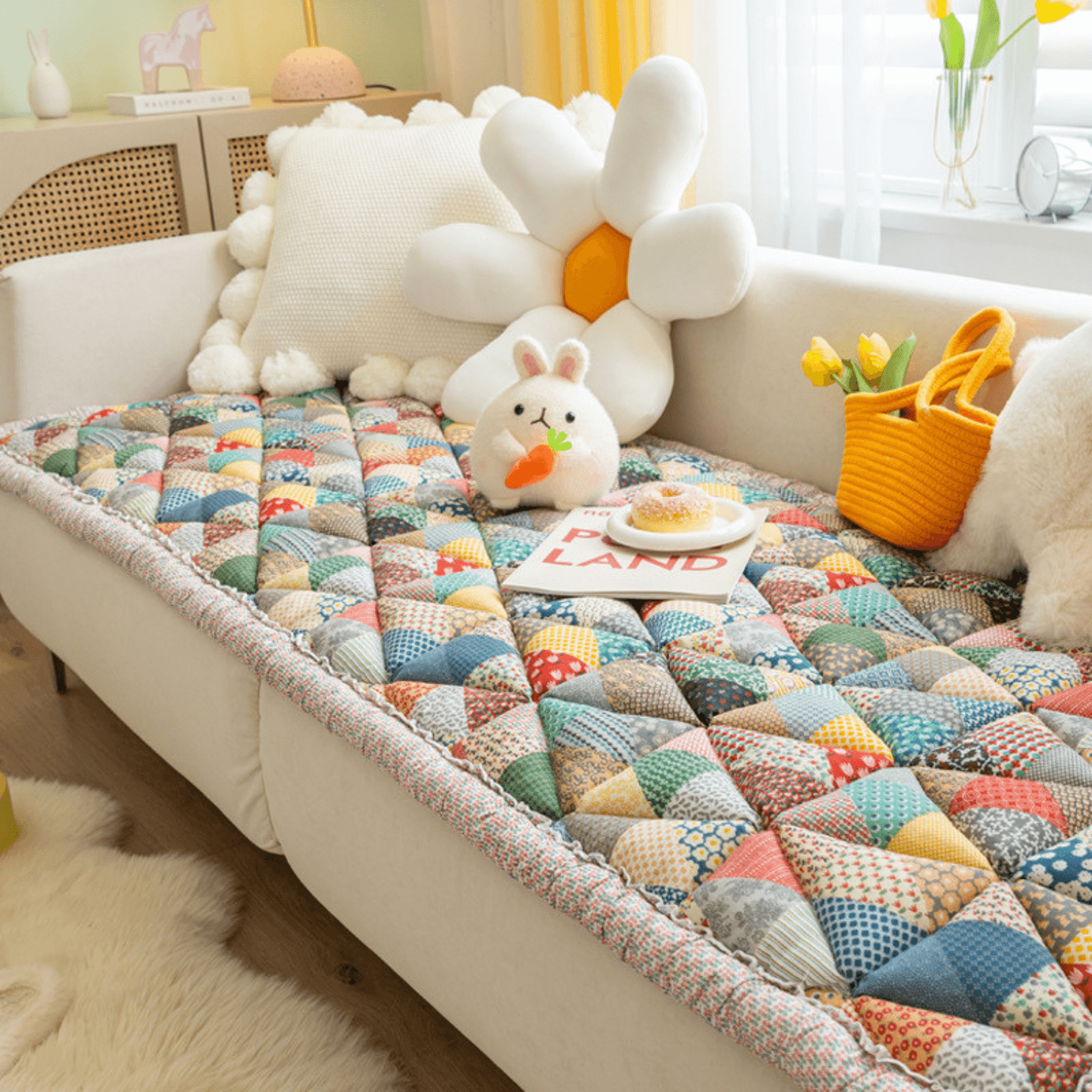 Colorful Couch Cover - Cosypaws