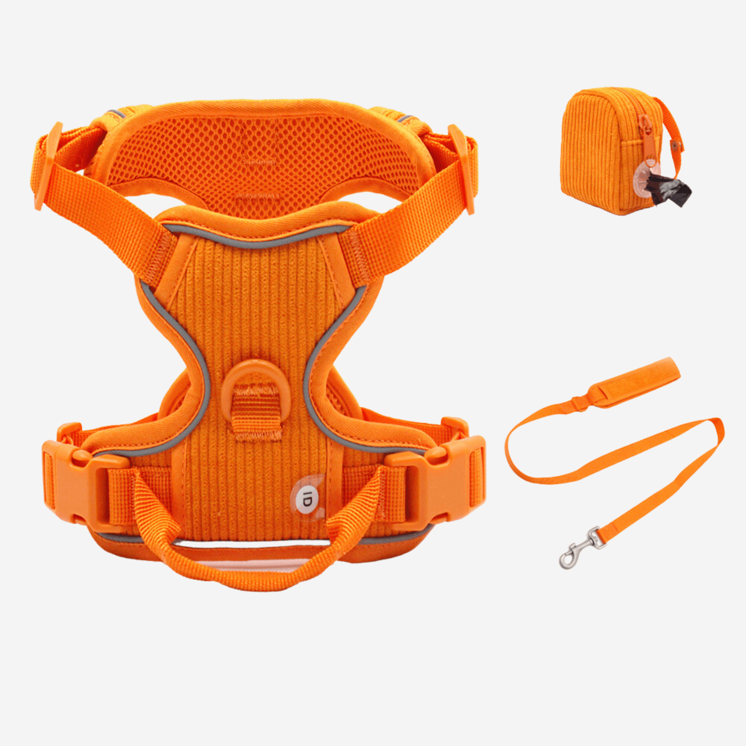 Handmade Reflective Dog Harness Set - Cosypaws