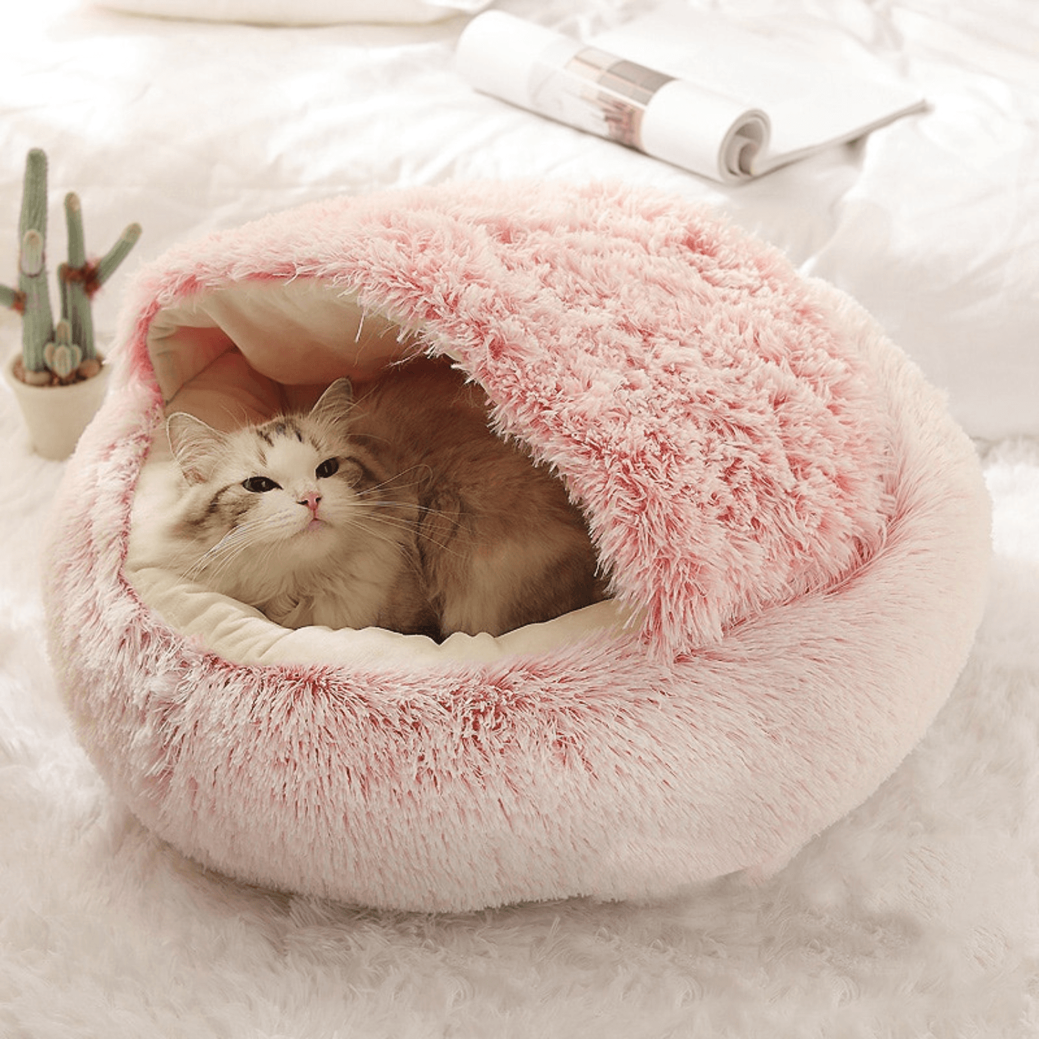 Calming Semi-Enclosed Pet Bed - Cosypaws