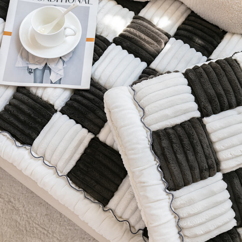 Large Plaid Pet Mat Bed Couch Cover