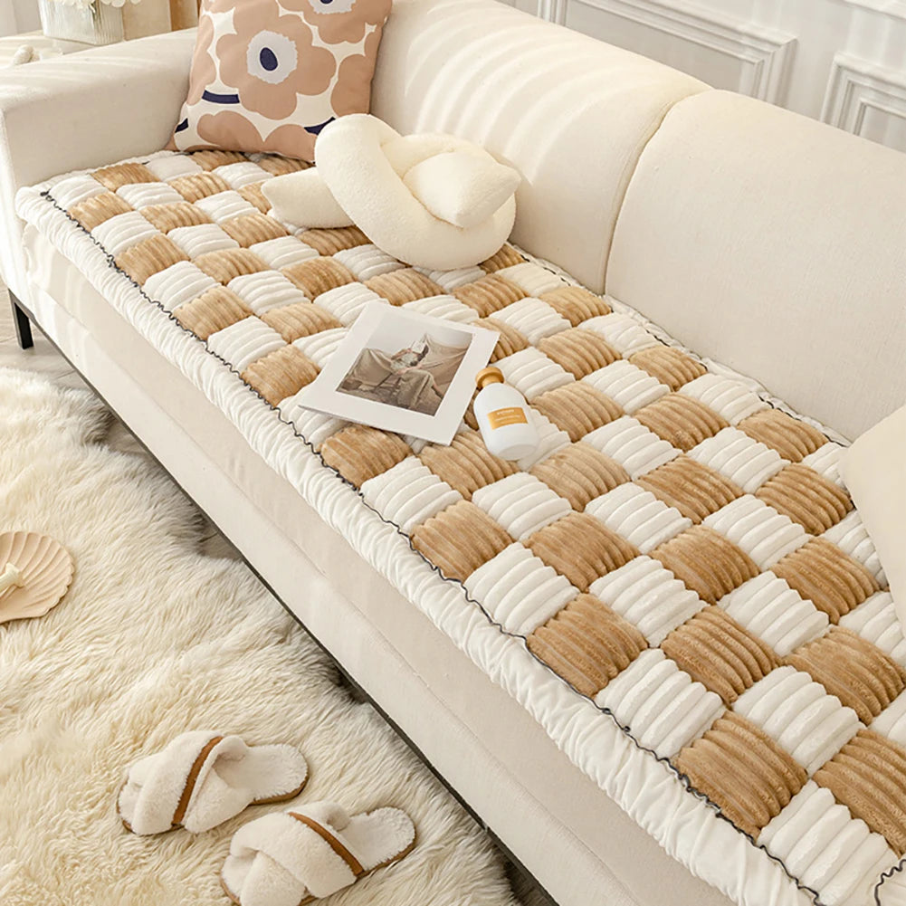 Large Plaid Pet Mat Bed Couch Cover