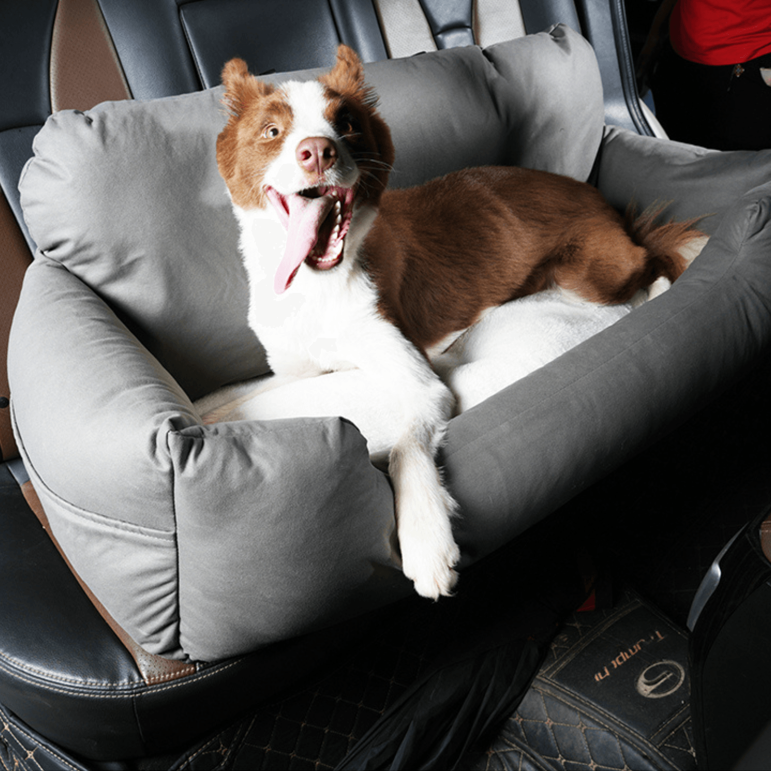 Waterproof Travel Bolster Safety Large Car Back Seat Bed - Cosypaws