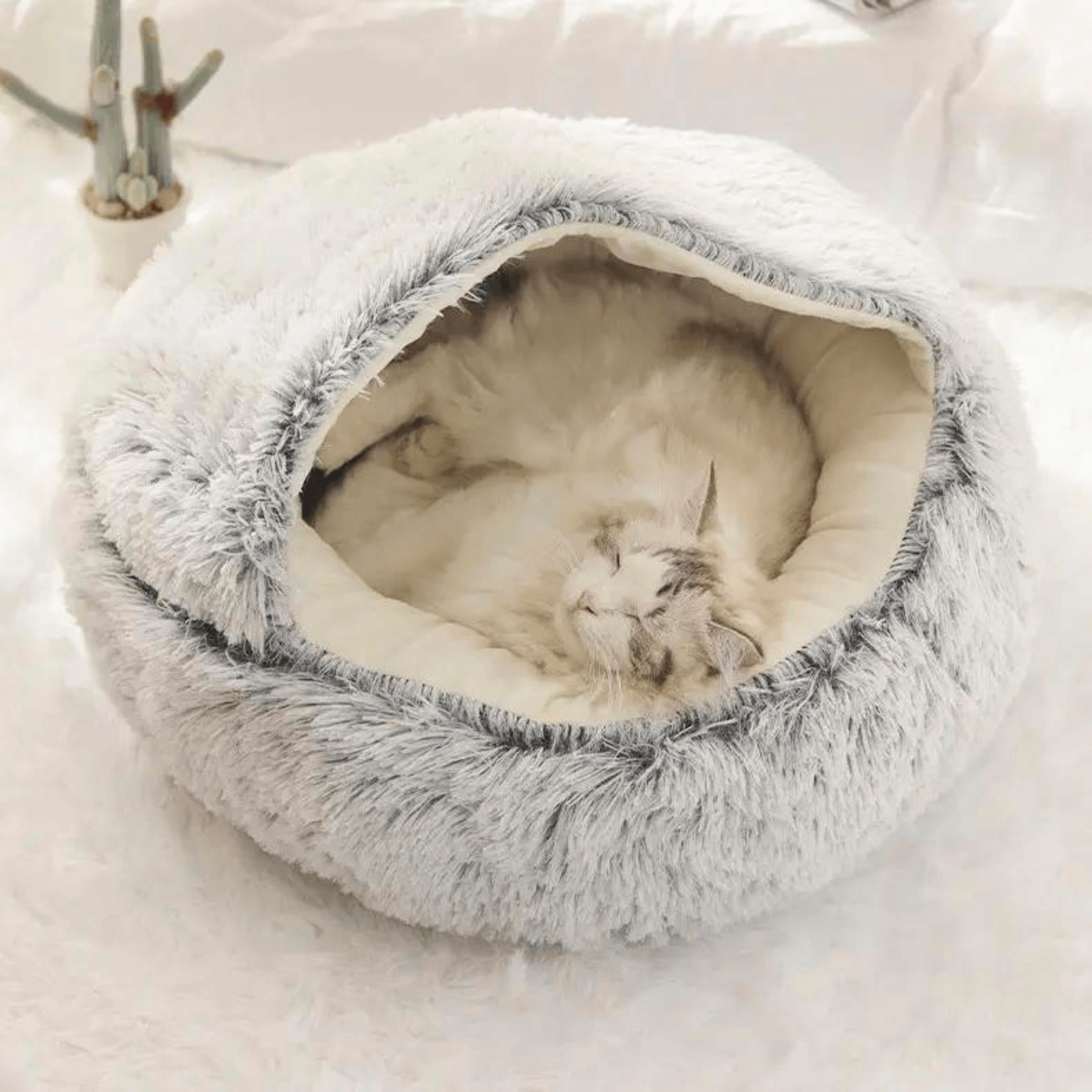 Calming Semi-Enclosed Pet Bed - Cosypaws