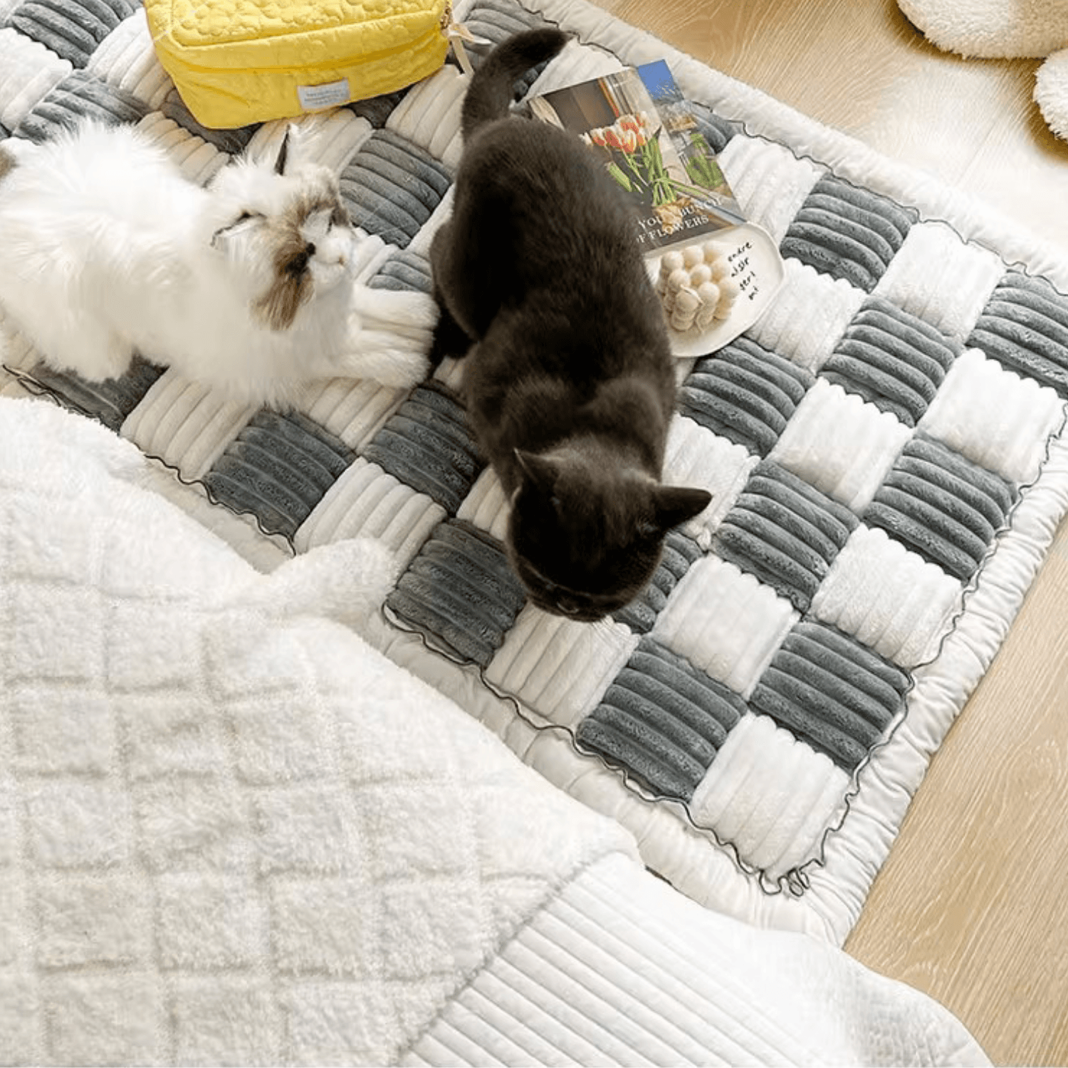 Large Plaid Pet Mat Bed Couch Cover