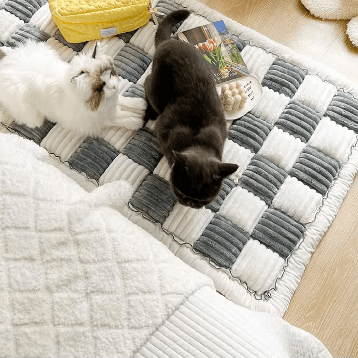 Large Plaid Pet Mat Bed Couch Cover - Cosypaws