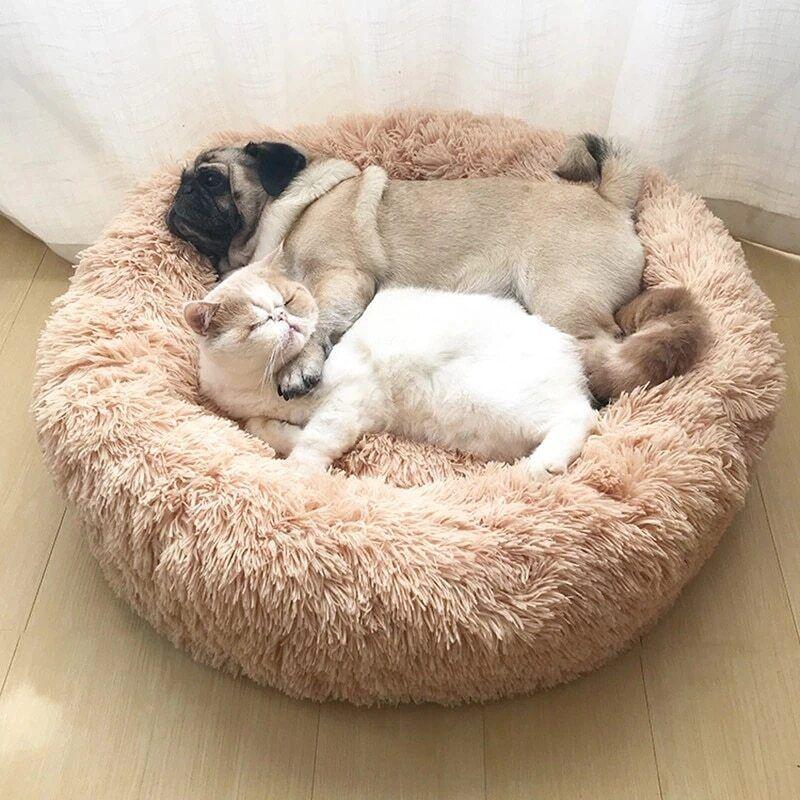 Fluffy Round Dog Bed - Cosypaws